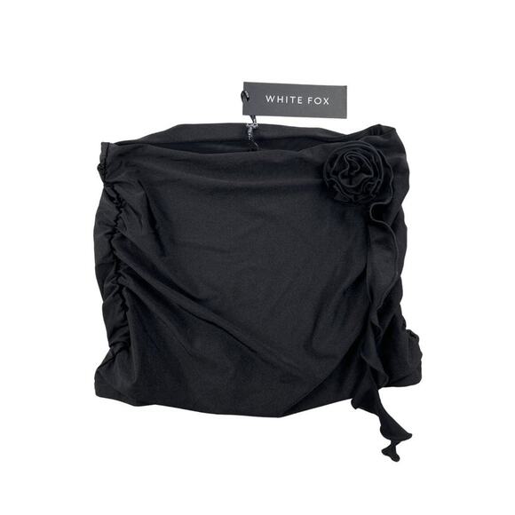 White Fox Boutique - Dancing In The Street Mini Skirt in Black - Picture 1 of 4